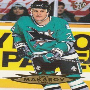 Sergei Makarov - 1995 Fleer Corp Hockey Card